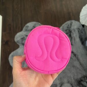 lululemon logo coin pouch SONIC PINK